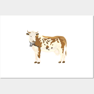 Brown Cow Posters and Art